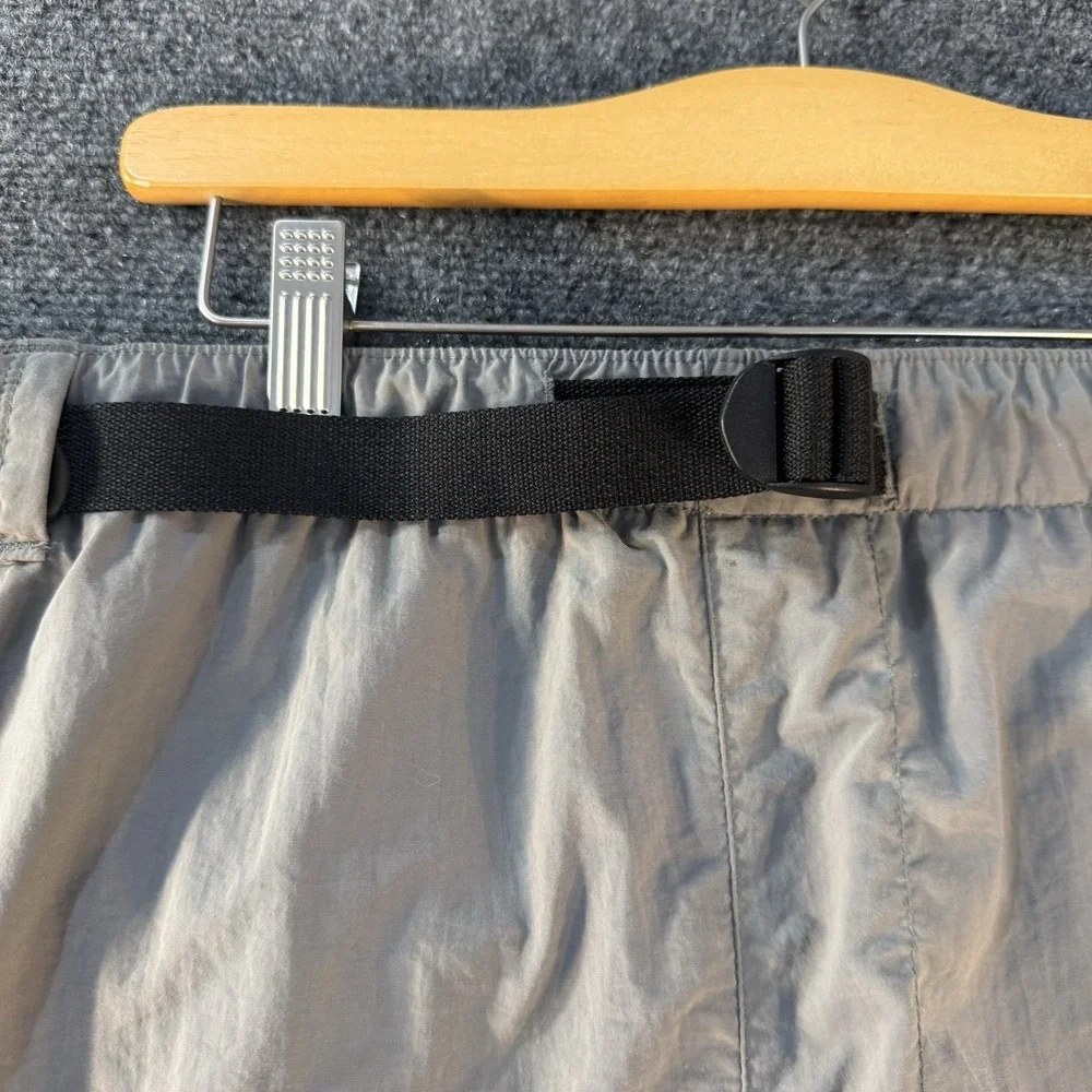 The North Face Cargo Shorts Mens XXL Gray Nylon Hiking Fishing‎ Belted
